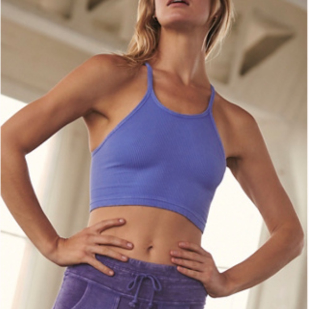 NEW - FREE PEOPLE Happiness Runs Crop Tank Top Yoga - FP Urban Outfitter REVOLVE